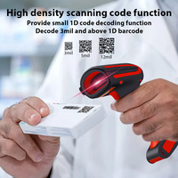 Lecteur de codes-barres sans fil JR 8911W pour entrepôt, TPV et ordinateurs, lecteur de codes-barres sans fil CMOS avec support