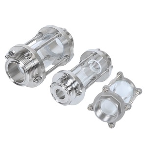 クランプエンド付きサニタリーサイトグラス、フローストレートサイトグラス304 316 3インチトライクランプタイプ - Product Image 1