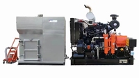 Machine d'enlèvement de marquage routier de nettoyage d'eau à haute pression équipement de nettoyage de ligne de lavage de chaussée UHP
