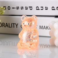 Jouet à presser ours réaliste mignon, jouet anti-stress amusant, jouet de décompression souple à ressort, cadeau d'anniversaire surprise