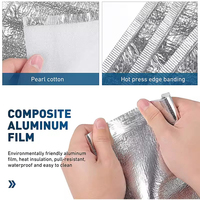 Sacs isothermes réutilisables en aluminium écologique Sparty, épaisseur personnalisée, 20L, pliables pour la livraison de nourriture, pizza, pain