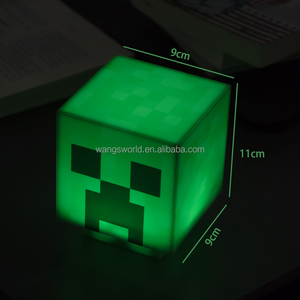 Lampada Notturna LED Moderna con Controllo Touch 3D, Luce Calda, Plug-<span class=keywords><strong>in</strong></span> e Dimmerabile, Forma Cubica - Regalo Fai-da-Te per Bambini e Decorazione Casa - Product Image 2