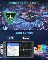 7 Zoll OLED HD Touchscreen Autoradio mit DSP-Audioprozessor für GPS-Haupteinheit MP3 USB