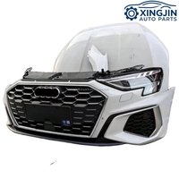 Pièces d'origine d'occasion pour Audi A3 A3L : Pare-chocs avant avec calandre, ventilateur, capteur de stationnement, ensemble de feux avant à LED