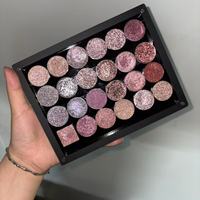 Palettes de fards à paupières de luxe personnalisées, produits de maquillage pour les yeux, fards à paupières scintillants, fard à paupières métallique unique, palette de fards à paupières