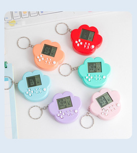 Cartoon Cat Claw <strong>Game</strong> Console Toy <strong>Cute</strong> Creative Children's Electronic Mini Plastic 1200mAh Keychain Small Pendant - Product Image 4