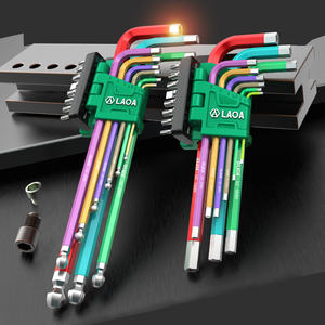 LAOA Industrial Metric OEM Stainless Steel Hex <strong>Key</strong> <strong>Set</strong> Hexagonal Screwdriver Wrench Lengthened Maintenance Tools - Product Image 6