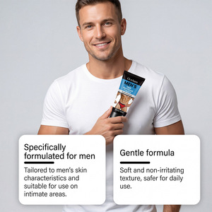 Crema Depilatoria para Hombre, Fórmula Suave e Indolora, Crema Depilatoria Masculina para Todo el Cuerpo, para Eliminar el Vello del <span class=keywords><strong>Pecho</strong></span>, Axilas y Piernas - Product Image 2