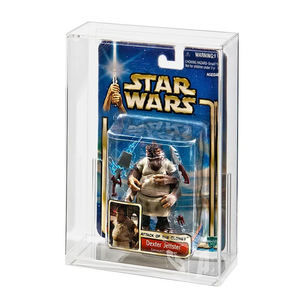 Estuche de exhibición de acrílico transparente personalizado SHP Stars Wars <span class=keywords><strong>GI</strong></span> <span class=keywords><strong>Joe</strong></span> 3,75 acción cardada Vintage figuras cardadas estuche protector de acrílico - Product Image 3