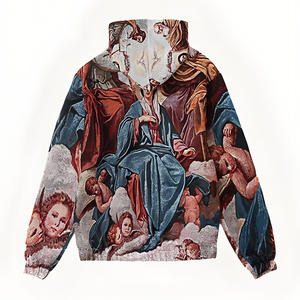 Sudadera con Capucha Unisex Premium, Talla Grande, Estampado Regular, Bolsillo, Transpirable, Práctica, Logotipo Textil Elaborado, 100% Algodón - Product Image 1