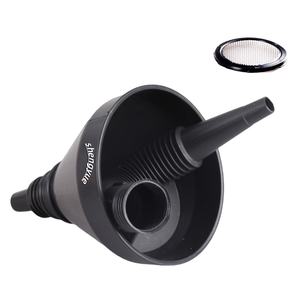 Grande Plástico Funil De Borracha para Carro & Motocicleta Gasolina Óleo Motor Combustível & Reabastecimento Ferramenta Filtro Funil Malha Ferramenta de Reabastecimento - Product Image 2