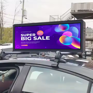 P5 4G Wireless Outdoor Double Sided LED Display 960x360cm Hot Selling Taxi Top Advertising Roof Sign <b>Screen</b> - Product Image 4