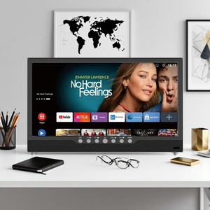 14 15.6 17.3 20 pouces <span class=keywords><strong>12V</strong></span> Portable <span class=keywords><strong>Smart</strong></span> Android <span class=keywords><strong>TV</strong></span> avec batterie rechargeable-<span class=keywords><strong>Camping</strong></span> Cuisine Voiture Utilisation - Product Image 1