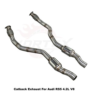 Vortex Performance Stainless Steel Catback <b>Exhaust</b> System For Audi RS5 4.2L V8 2012-2018 Racing Tuning - Product Image 5
