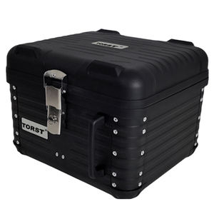 Top case <span class=keywords><strong>moto</strong></span> rétro 45L noir, étanche, épaissi, anti-chute, avec dossier et plaque de fixation inférieure, <span class=keywords><strong>installation</strong></span> facile - Product Image 1