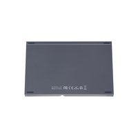 B033 Keyboard Mini Lipat Nirkabel Antarmuka USB Type-C Dapat Diisi Ulang Ultra Tipis Touch Pad Laptop Mobile