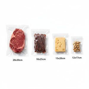 Pochette sous vide lisse PA/PE à 3 côtés pour le stockage à long terme des aliments conservation de la viande thermoscellage sacs en plastique pour aliments pour bébés - Product Image 6