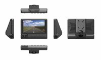 Nouvelle conception, double objectif, écran TFT IPS 4 pouces, 1080p, caméra embarquée étanche, détection de mouvement rotative, capteur G, enregistreur vidéo, garantie 1 an