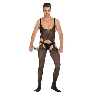 Sous-vêtements, chaussettes sexy pour hommes, <span class=keywords><strong>bas</strong></span> intimes, maille filet, teddy, vêtements pour hommes, chaussettes tendance, chemise de nuit, vêtements de nuit - Product Image 2