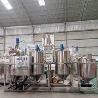 Goudzwaartekracht Raffinage Machines Zonnebloemolie Dubbele Raffinage Verwerkingsmachine Palmpit Olieraffinage Machine