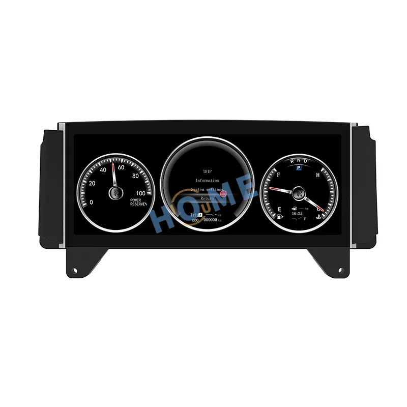 12.5" Linux System Virtual Dashboard Speedometer Panel LCD Digital Cluster Instrument Cockpit For Rolls-Royce Phantom 2004 -2013