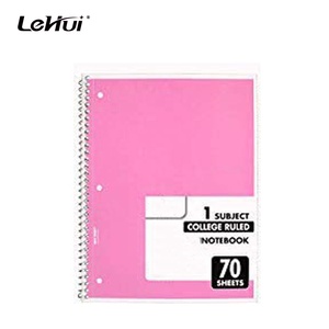 2026 New Product Pack of 18 Different Colors 70 Pages 1-Subject College Ruled <strong>Spiral</strong> <strong>Bound</strong> <strong>Notebooks</strong> for School - Product Image 3