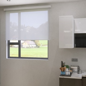 ZSHINE Motorized Perspective Window Blinds Customize Size Rechargeable <strong>Motor</strong> Remote Control <strong>Roller</strong> Shades Sunshine Fabric - Product Image 6