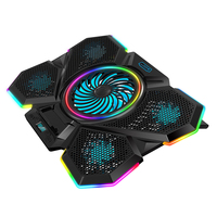 Accessoires pour ordinateur portable Très populaire alimenté par USB rgb Cooling Pad Ventilador Para Laptop pour ordinateur portable 12-17 Inch