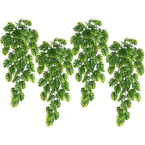Guirnalda colgante <span class=keywords><strong>de</strong></span> plantas <span class=keywords><strong>de</strong></span> hojas artificiales, vides <span class=keywords><strong>de</strong></span> hiedra para el hogar, jardín, oficina, boda, decoración <span class=keywords><strong>de</strong></span> pared, vegetación verde - Product Image 4