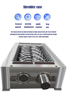 Usine de machines eurasiennes connexion directe boîte de couteau de déchiqueteuse à Double axe personnalisable largement utilisée en caoutchouc plastique mécanique - Product Image 4