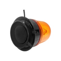 Feu de signalisation LED ambre avec base magnétique DC12/24V, accessoire d'avertissement pour camions et voitures, prise allume-cigare pour tracteurs