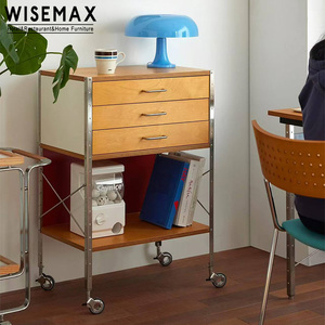 WISEMAX <strong>FURNITURE</strong> New Arrival Living Room <strong>Furniture</strong> Wooden Metal Frame Storage Sideboard with Drawers Moveable Cabinet <strong>for</strong> <strong>Home</strong> - Product Image 3