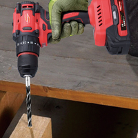 Forte force perceuse à percussion sans fil 130Nm perceuse sans fil sans brosse à double vitesse incluse ensemble d'outils électriques pour bricolage LDD11-PS OEM