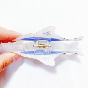 Pinza para el pelo con diseño <span class=keywords><strong>de</strong></span> animales marinos tropicales (peces y tiburones) estilo dulce, para la parte trasera <span class=keywords><strong>de</strong></span> la cabeza, accesorios para el cabello, 2026 RTS - Product Image 6