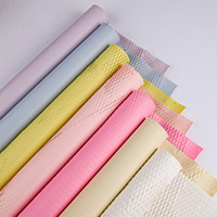 Kertas Kado Sarang Lebah Biodegradable & Dapat Didaur Ulang Motif Bunga 50cm*10Yard Warna-warni Perlengkapan Florist Hadiah