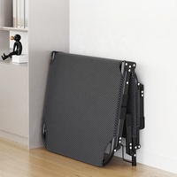 Lit pliant en acier léger et portable pour l'extérieur, nouveau design, lit pour le camping, la plage, utilisation d'urgence