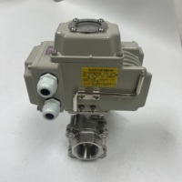 Vanne à boisseau sphérique électrique en acier inoxydable SS304 de 2 et 3 pouces, étanche IP65, résistante aux hautes températures pour applications aquatiques