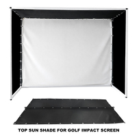 Enceinte de simulateur de golf intérieur insonorisée, anti-rebondissement, à structure sandwich 3D triple couche, ignifuge, personnalisable OEM ODM