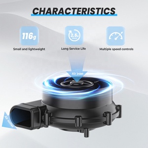 Micro Centrifugal 12VDC Silent Brushless <strong>Air</strong> <strong>Fan</strong> <strong>Blower</strong> Used in CPAP/Heat Guns - Product Image 4