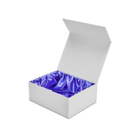 Boîte cadeau de luxe portable pour perruque, faite à la main, rigide, avec logo personnalisé, pelliculage mat, gaufrage, fermeture magnétique et doublure en satin