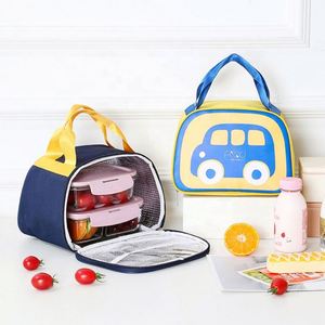 Sac isotherme personnalisé en tissu Oxford 300D imprimé dessin animé avec feuille d'aluminium pour enfants, idéal pour le déjeuner (OEM) - Product Image 1