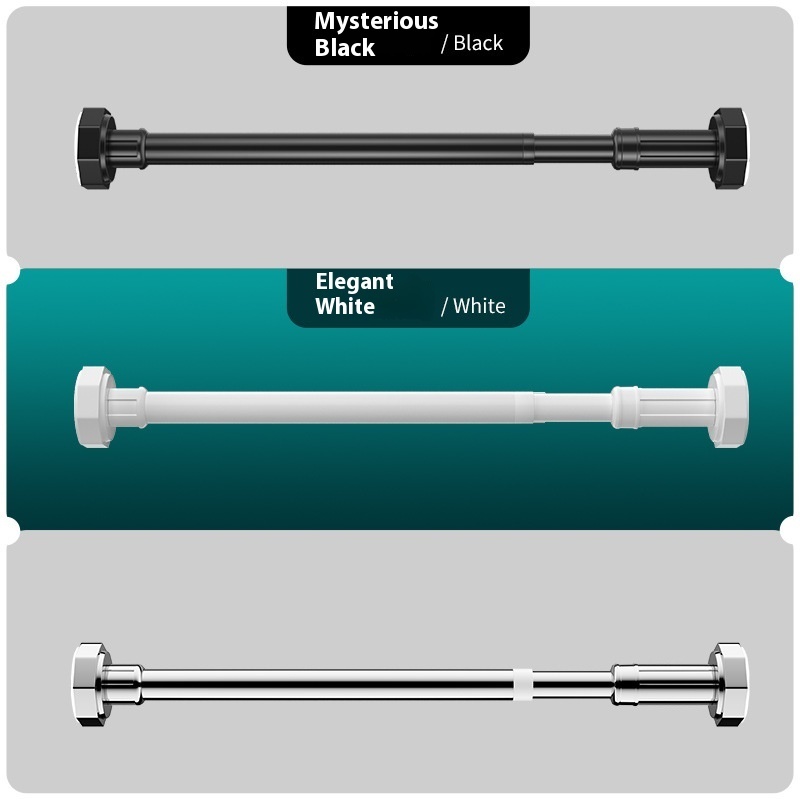 YOTO No Drill Telescopic Stainless Steel