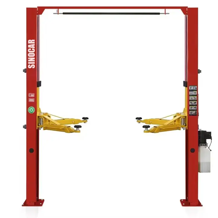 Elevador Manual de dos postes para coche, poste de elevación de 4000kg, con CE, precio de fábrica