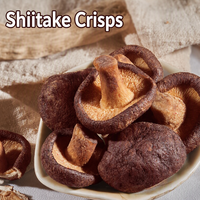 Champiñones Shiitake Salados y Picantes Directos de Fábrica, Snack Crujiente Deshidratado VF, Venta al por Mayor a Granel, Proveedor OEM para Exportación