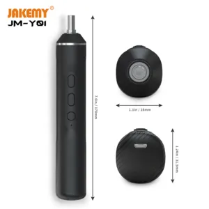 Preço de fábrica Sem Fio Mini Pen Forma Elétrica Logotipo Magnético Bit Driver Chave De Fenda com Luz Led para o Telefone Móvel Portátil