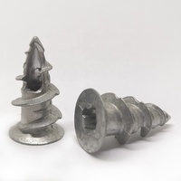 Ancre de vitesse en Nylon, alliage de Zinc, pour plaques de plâtre à vis No.6 ou No.8, perçage automatique de cloisons sèches