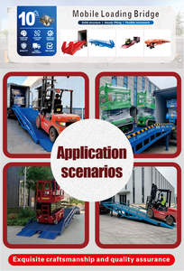 Inklapbare hydraulische schaarlift voor laden en lossen, mobiele containerlaadklep, transportdock, niveleerder (3t, 6t, 10t, 12t, 15t) - Product Image 3