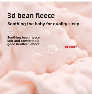 Sac en coton biologique DouDou à fermeture éclair pour nouveau-né et enfant en bas âge en coton doux d'<span class=keywords><strong>hiver</strong></span> avec enveloppe amovible pratique pour dormir en plein air - Product Image 3