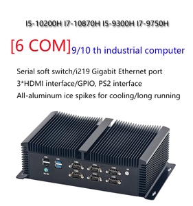 มินิพีซีไม่มีพัดลม I5 10200H/i7-10870H CPU DDR4 2 <span class=keywords><strong>LAN</strong></span> RS485 GPIO <span class=keywords><strong>4G</strong></span> Dual Display Linux Multi-Plug cn/eu - Product Image 6