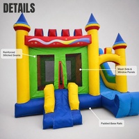 Château gonflable commercial pour enfants, aire de jeux extérieure et location pour événements